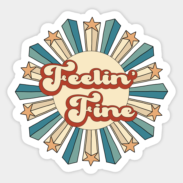 Feelin' Fine Sticker by LemonBox